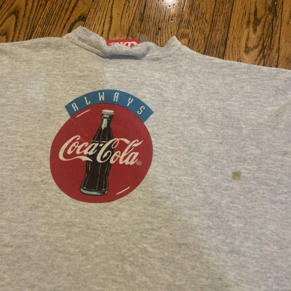 Vintage Coca Cola Polar Bear Crewneck Sweatshirt Mens M Womens XL - Picture 9 of 9